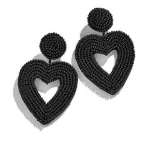 Baublebar beaded heart earrings